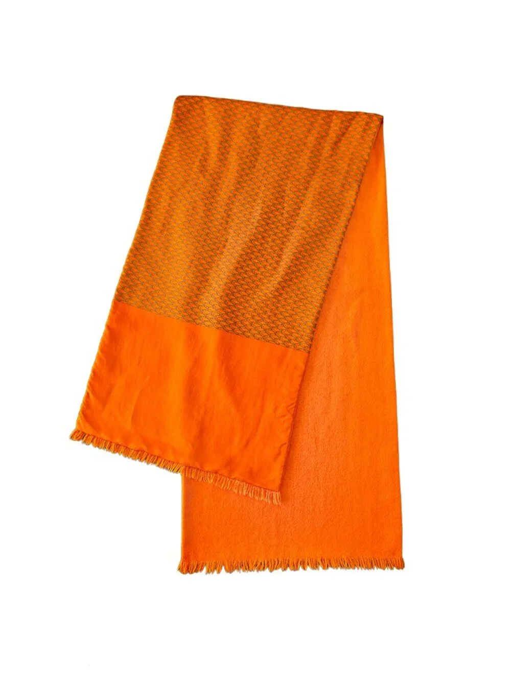Hermès Long Scarf Angora and Silk